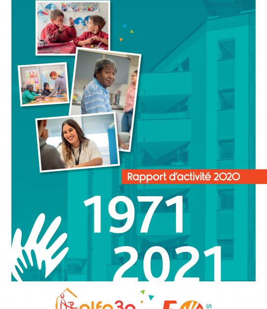 couverture du rapport d'activité 2020 d'alfa3a